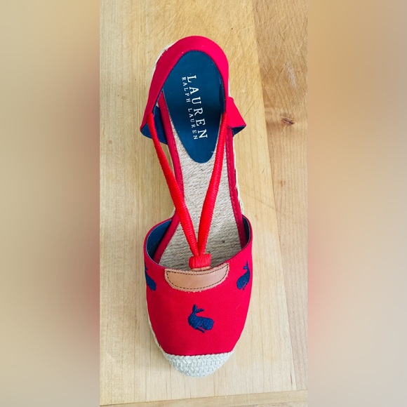 FABULOUS Brand New Ralph Lauren Embroidered Espadrilles! - Picture 2 of 6